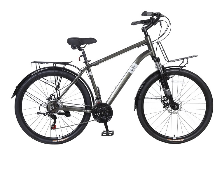 

Велосипед TechTeam Velvet 27.5 graphite, Серый
