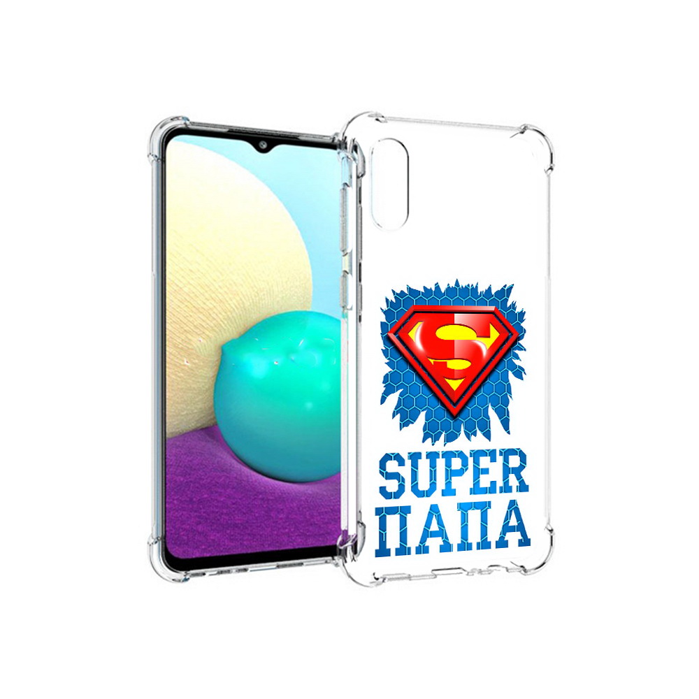 Чехол MyPads Tocco для Samsung Galaxy M02 Супер Папа (PT157689.478.165)