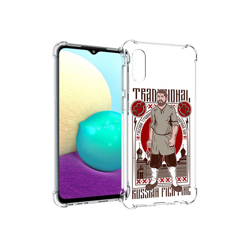 

Чехол MyPads Tocco для Samsung Galaxy M02 Традициональный мужчина (PT157689.478.173), Прозрачный, Tocco