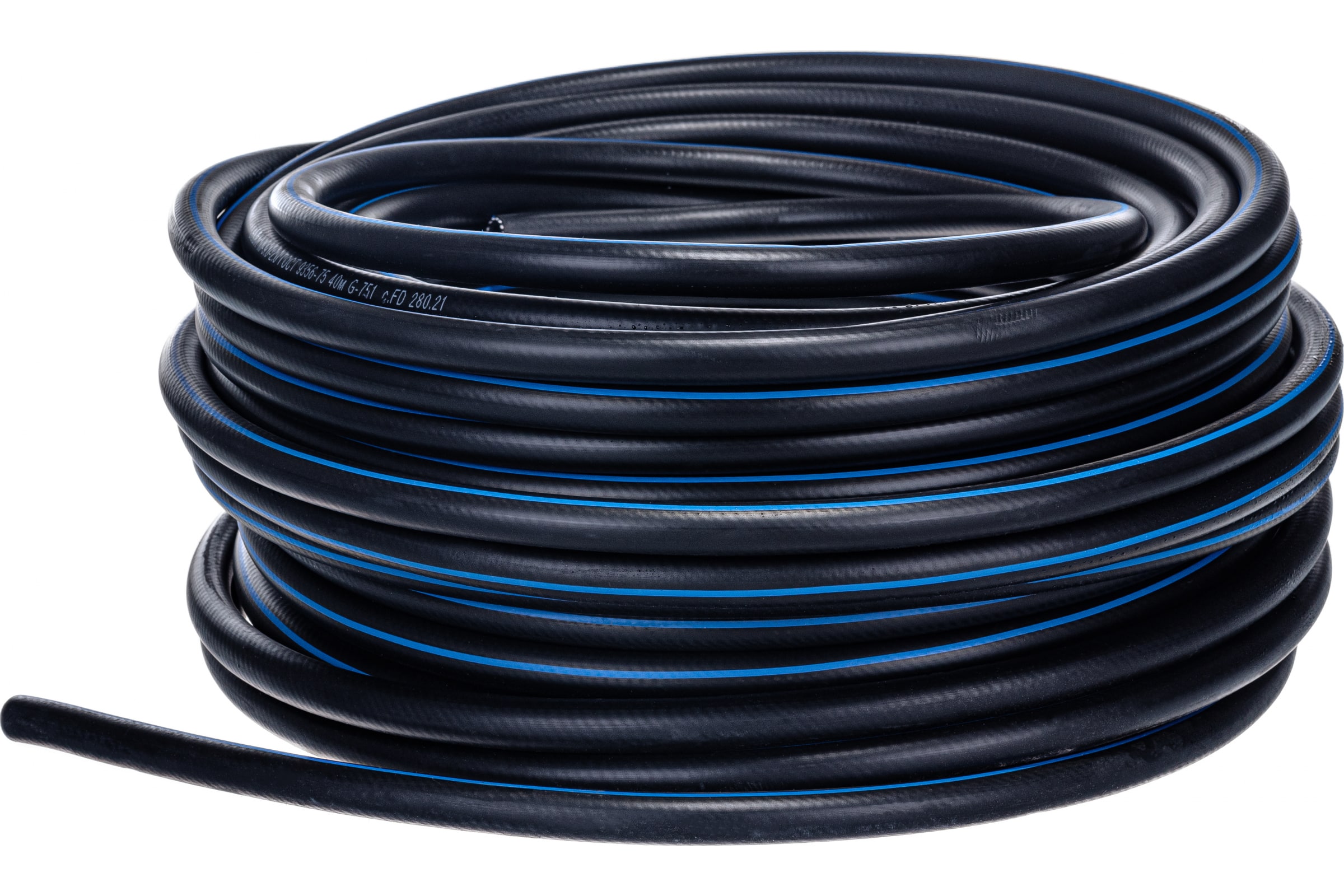 Gigant Рукав кислородный 3 кл черный с синей полосой; 40 м; D 9,0 ; 2,0 Mpa; G-751