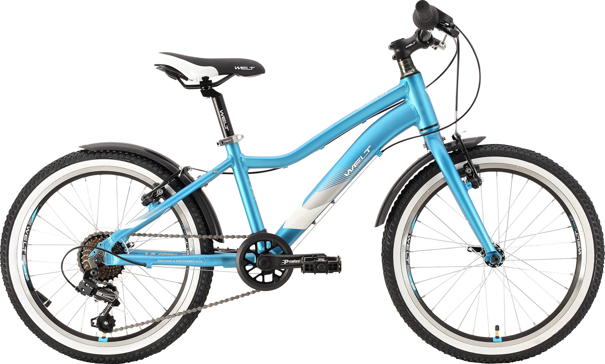 

Велосипед Welt Edelweiss 20 R (2021) tiffany blue, Голубой