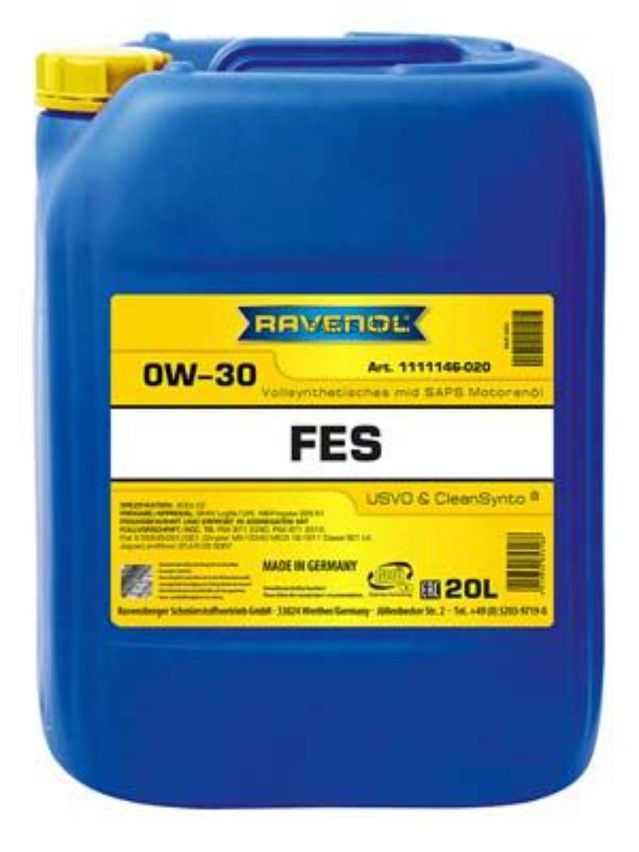 

Моторное масло FES SAE 0W-30 (20л)