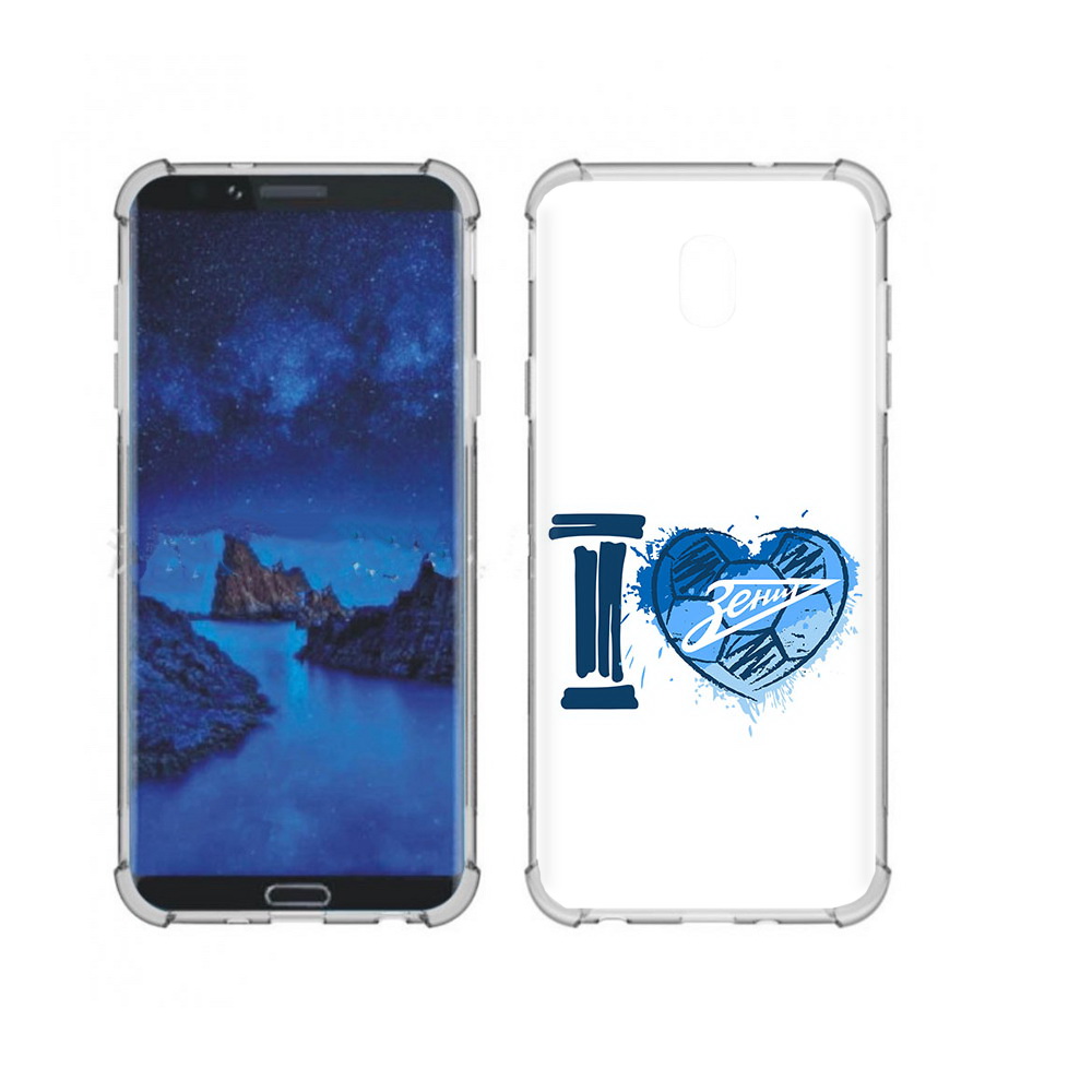 

Чехол MyPads Tocco для Samsung Galaxy J7 (2018) ФК я люблю зенит (PT226928.596.186), Прозрачный, Tocco