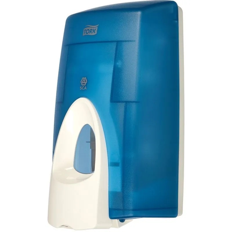 Диспенсер для мыла-пены Tork S34 Wave 470210, пластиковый, синий