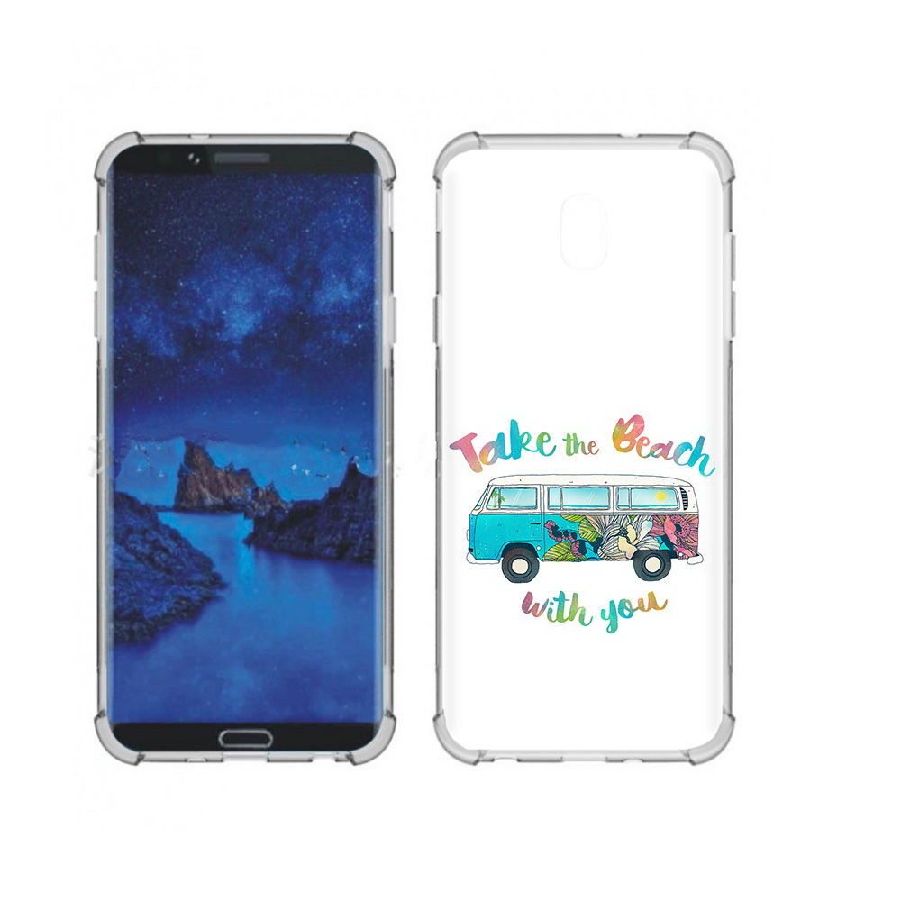 

Чехол MyPads Tocco для Samsung Galaxy J7 (2018) Хиппи автобус (PT226928.596.190), Прозрачный, Tocco