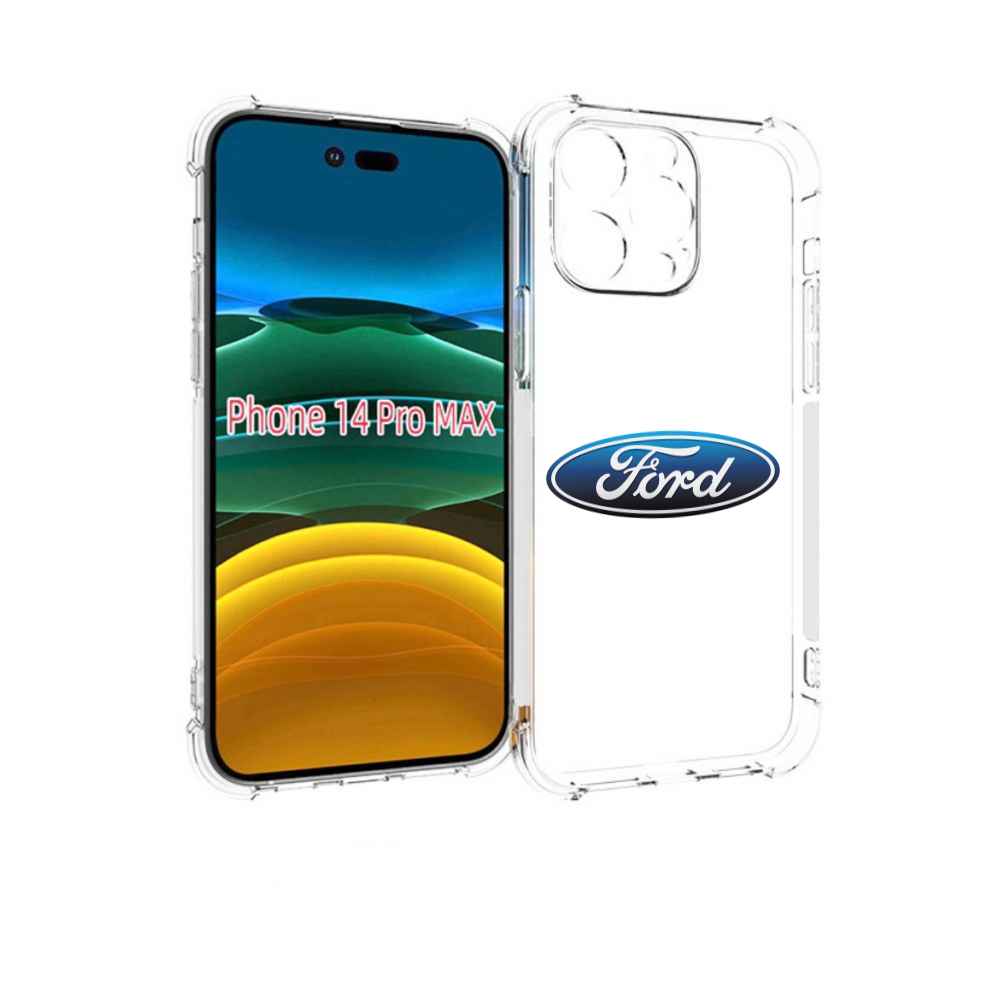 

Чехол MyPads ford-3 мужской для iPhone 14 Pro Max, Прозрачный, Tocco
