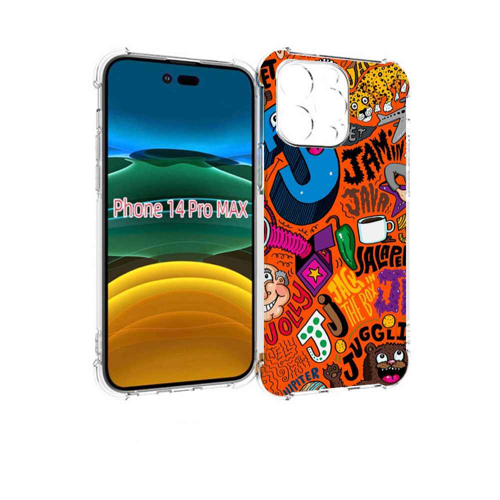 

Чехол MyPads funky-decor для iPhone 14 Pro Max, Прозрачный, Tocco