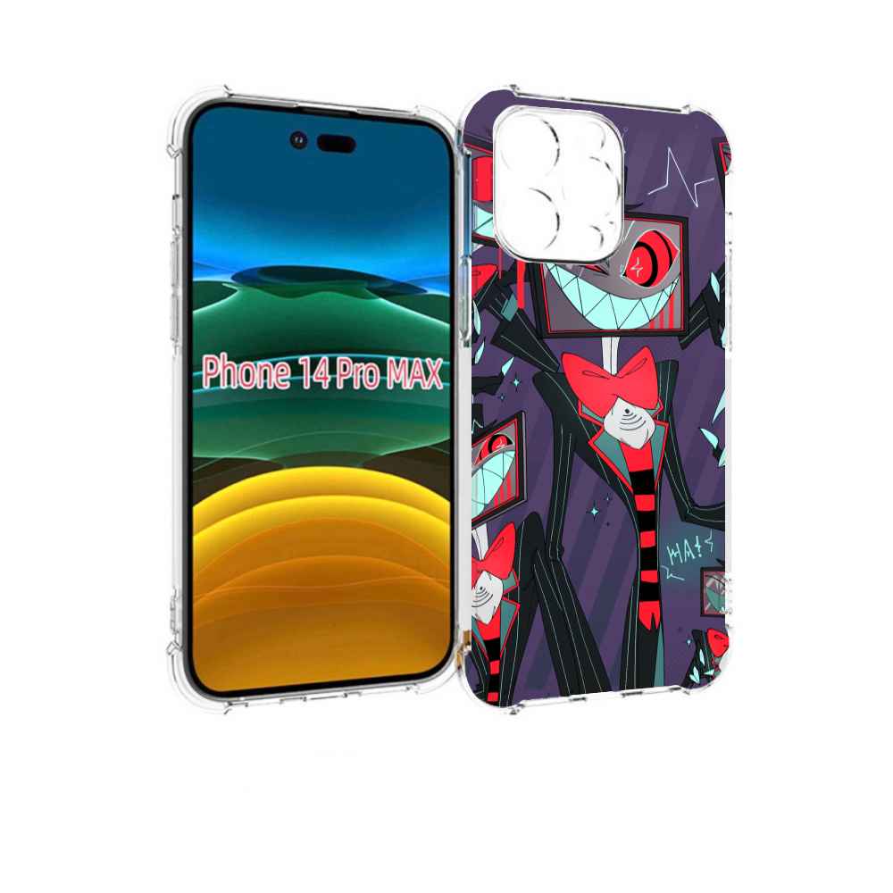

Чехол MyPads hazbin hotel для iPhone 14 Pro Max, Прозрачный, Tocco