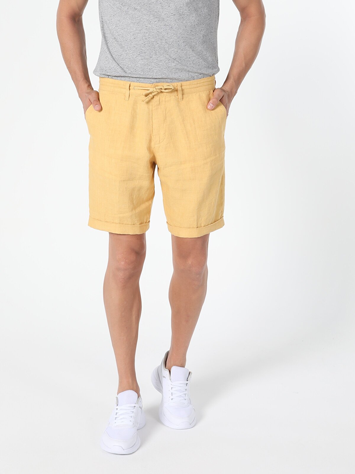 

Шорты мужские Colins CL1042183_Q1.V1 желтые S, Желтый, CL1042183_Q1.V1