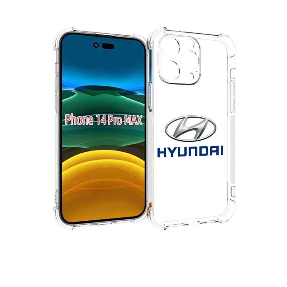 

Чехол MyPads hyundai-4 мужской для iPhone 14 Pro Max, Прозрачный, Tocco