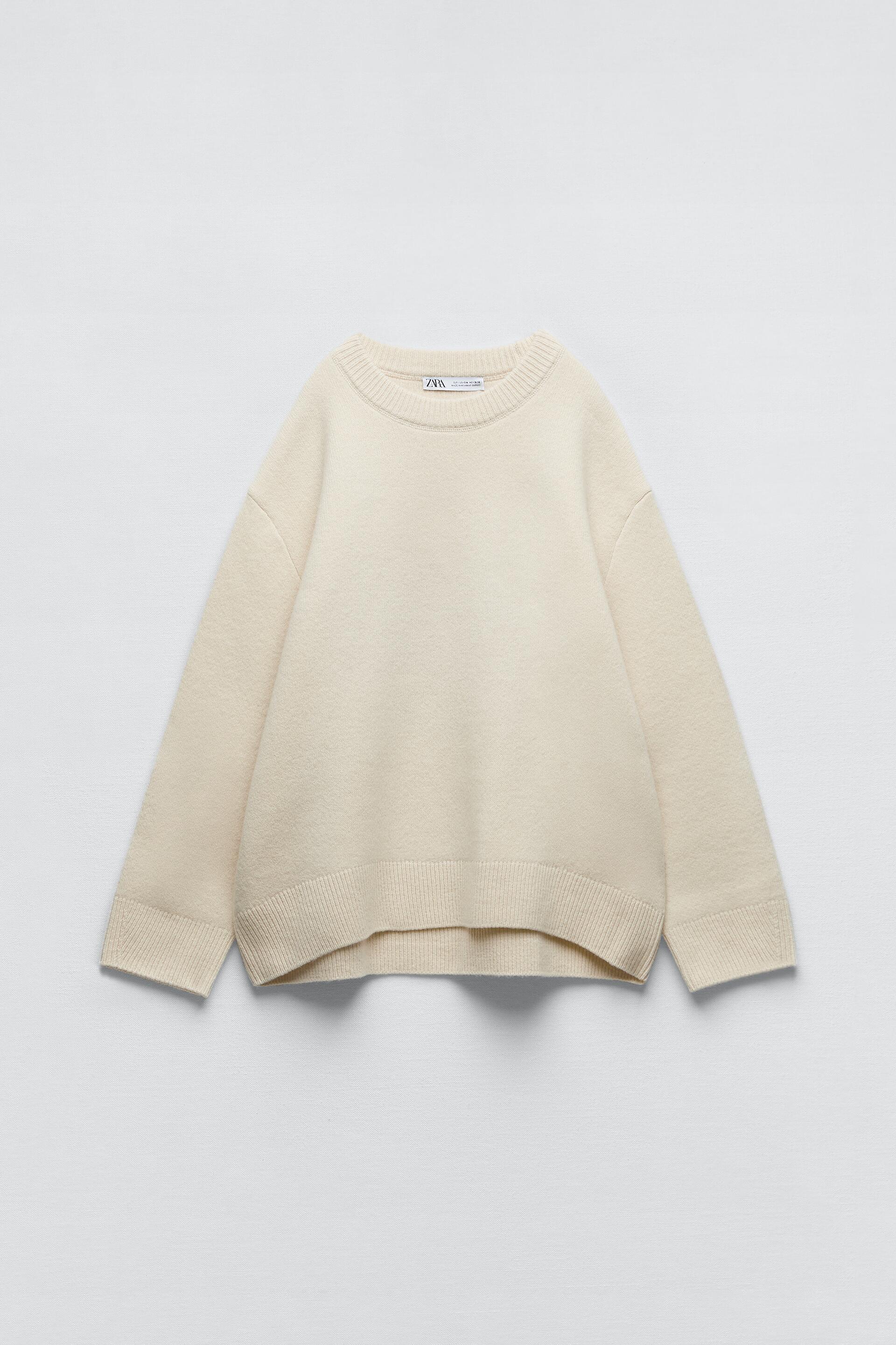 

Джемпер женский ZARA 05755103 белый S/M, 05755103