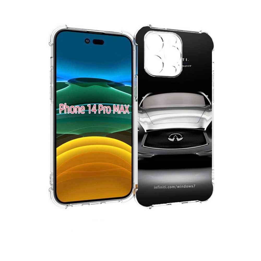 

Чехол MyPads infiniti-1 для iPhone 14 Pro Max, Прозрачный, Tocco