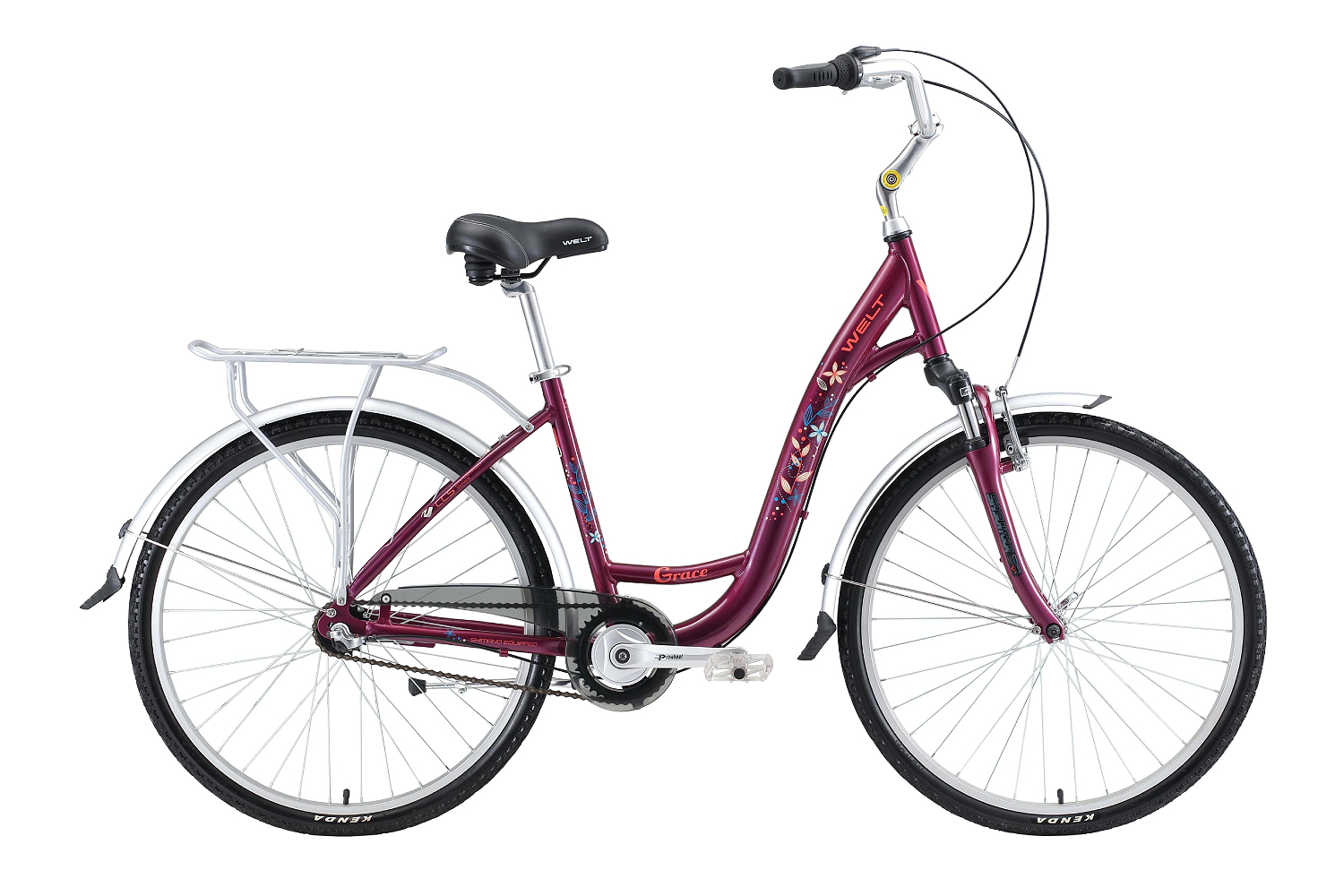 

Велосипед Welt Grace 3 violet (2023) 26", Фиолетовый, Grace 3