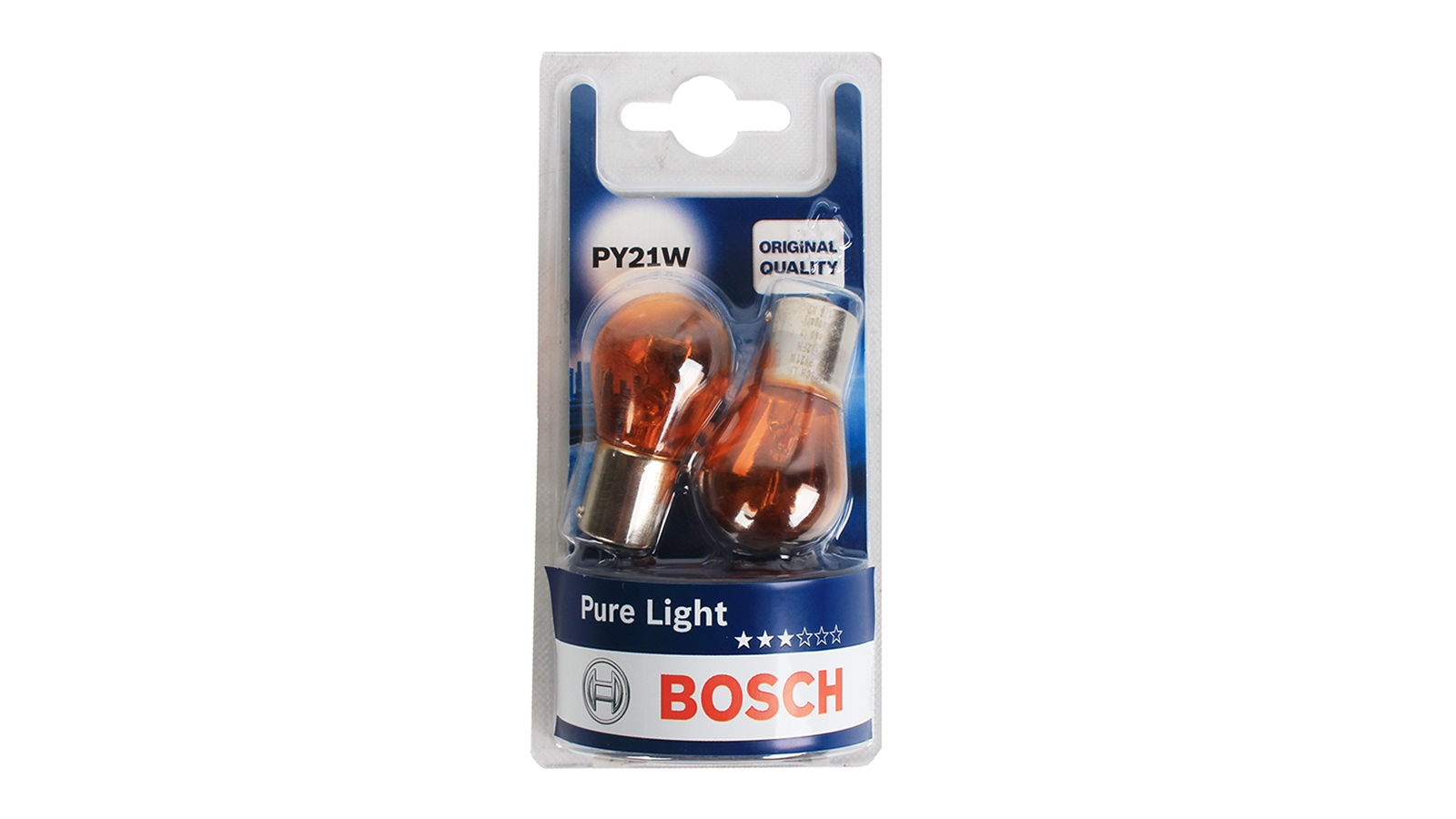 

Комплект Ламп Накаливания Блистер 2шт Py21w 12v 21w Bau15s Pure Light BOSCH 1987301018