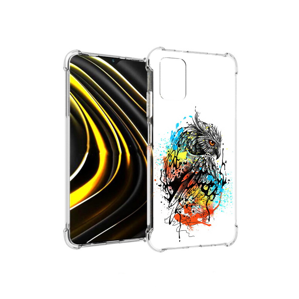

Чехол MyPads Tocco для Xiaomi Poco M3 Творческая сова (PT156204.280.170), Прозрачный, Tocco