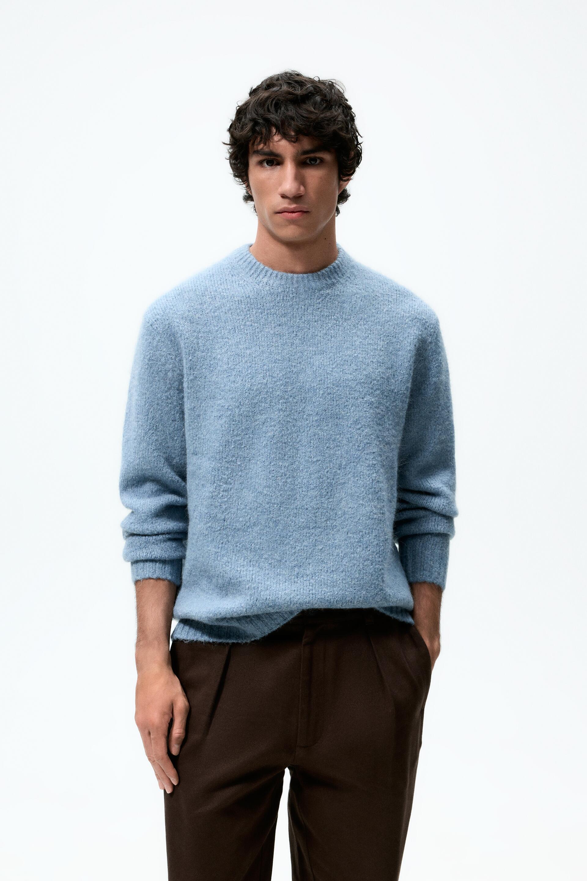 

Джемпер мужской ZARA 05755319 синий M (доставка из-за рубежа), 05755319