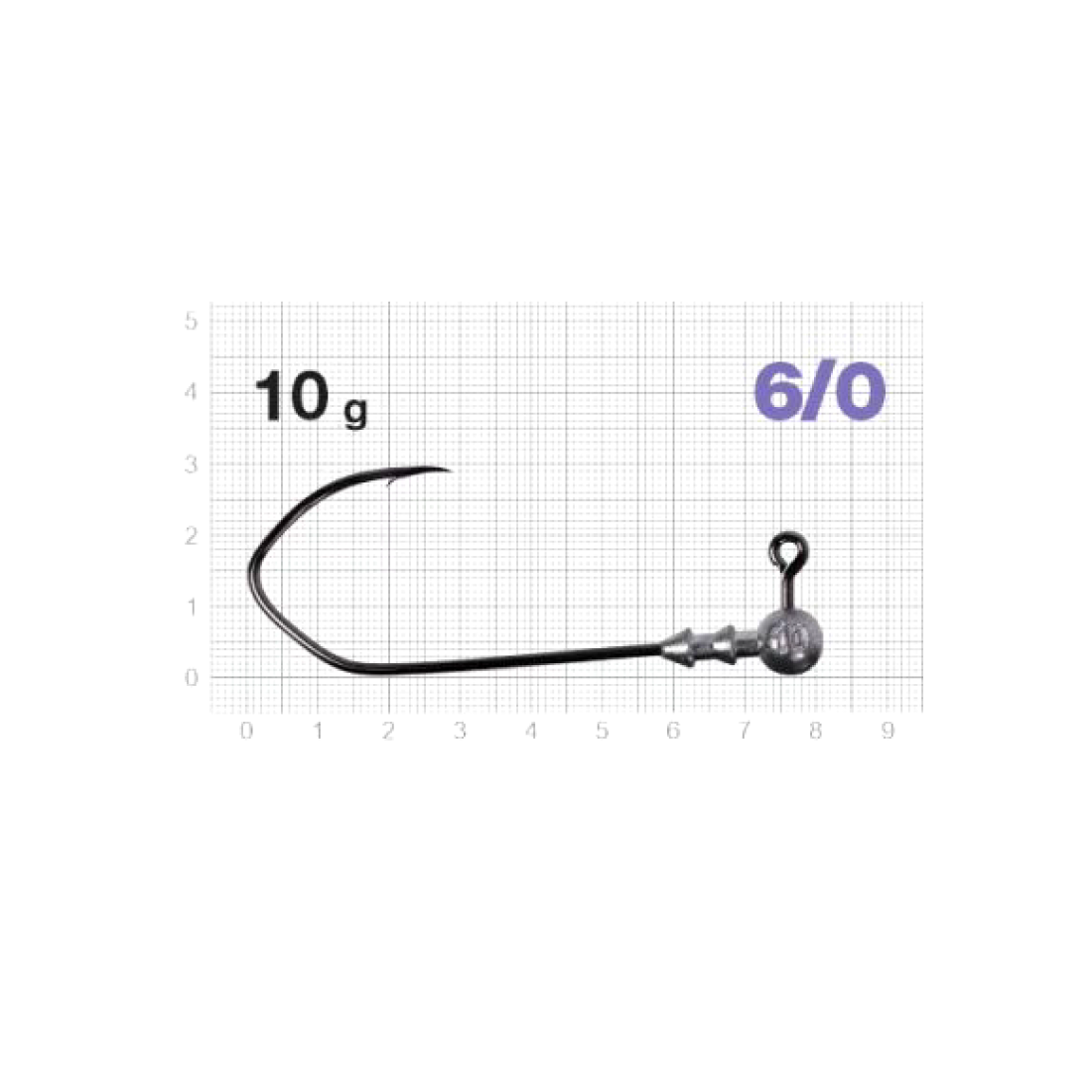 

Джиг-головки Nautilus CLAW NC-1021 крючок 6/0, 10гр (3шт), Серебристый;черный, 1021-10