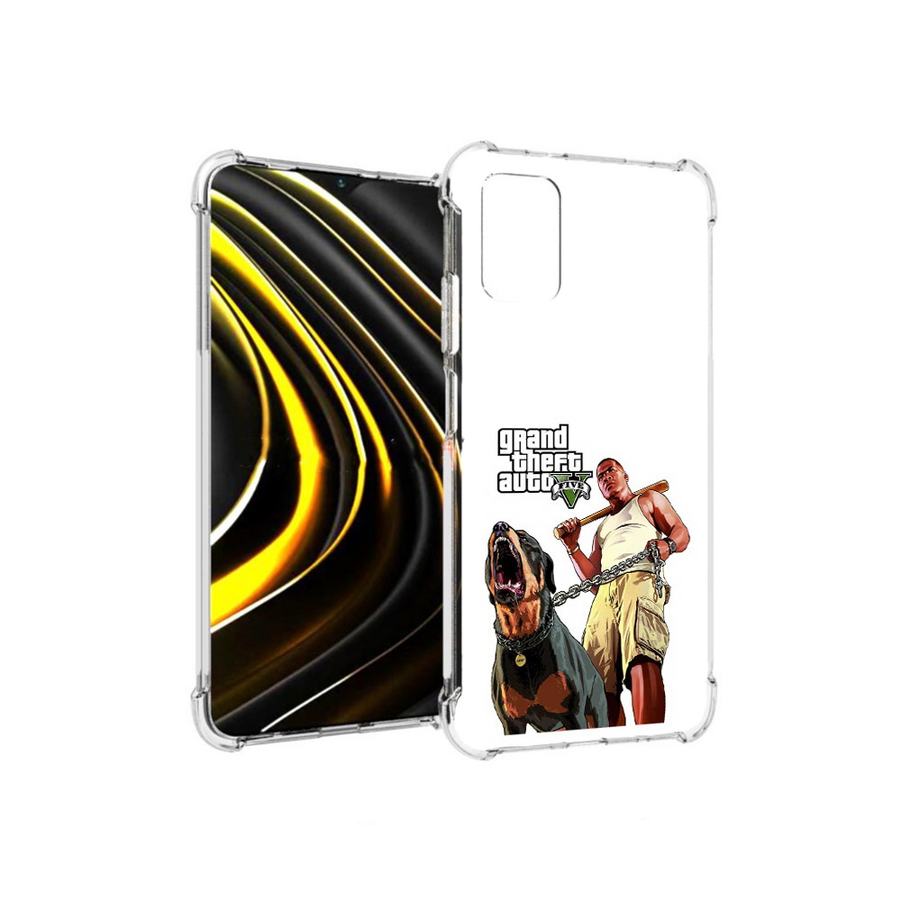 

Чехол MyPads Tocco для Xiaomi Poco M3 GTA грозная собака (PT156204.280.18), Прозрачный, Tocco