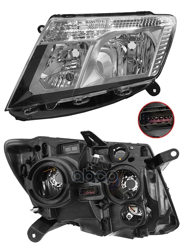

Фара Nissan Terrano 17- Lh (левый) Темный Хром Sat арт. ST-215-11T4L