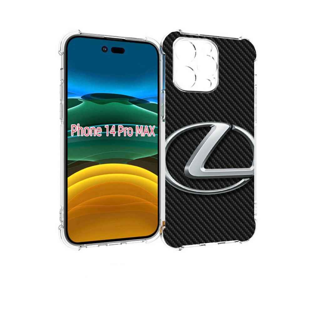

Чехол MyPads lexus 3 для iPhone 14 Pro Max, Прозрачный, Tocco