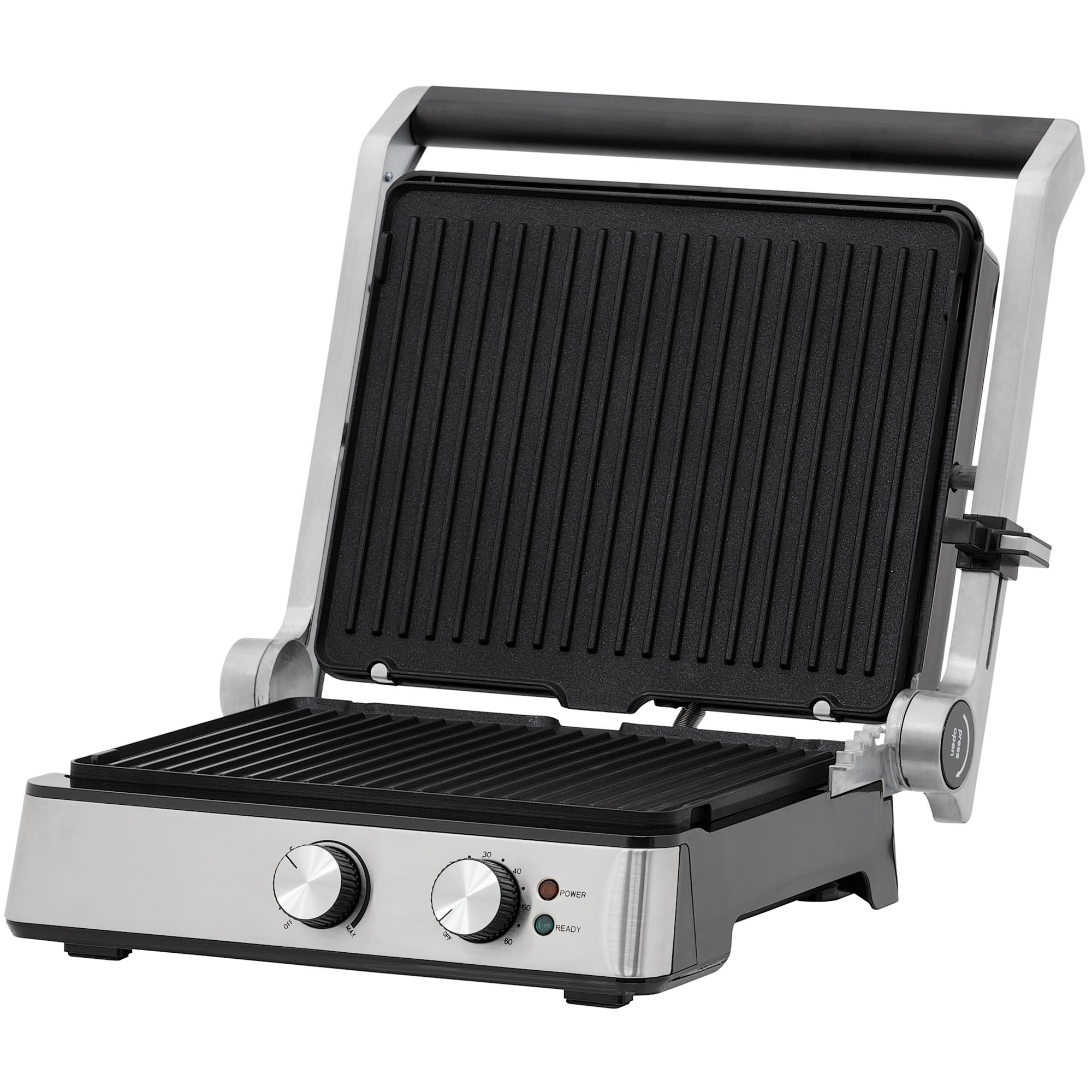 

Электрогриль KRONA Kontakt-Tischgrill 1800W серебристый, Kontakt-Tischgrill 1800W