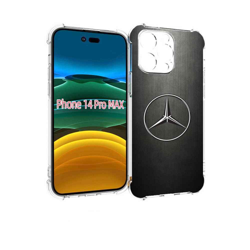 

Чехол MyPads mercedes 3 мужской для iPhone 14 Pro Max, Прозрачный, Tocco