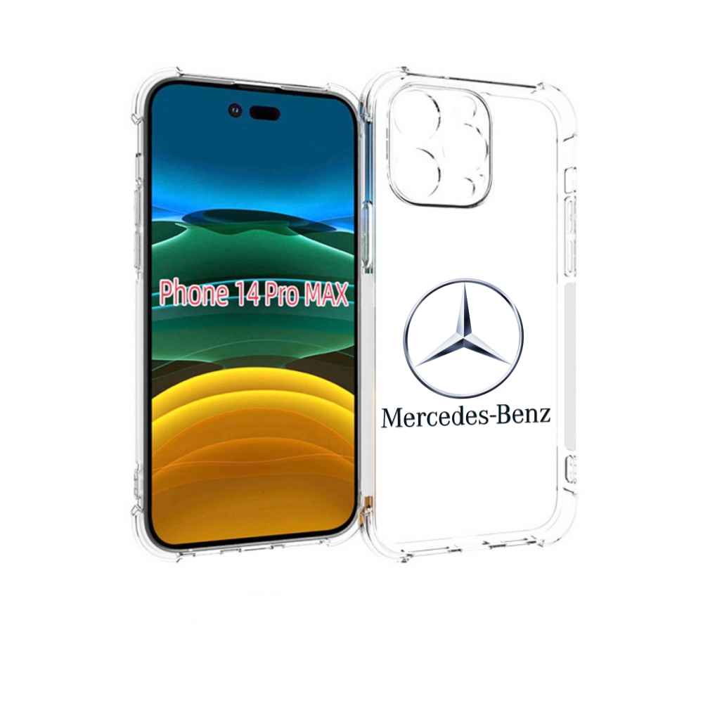 

Чехол MyPads mercedes-7 мужской для iPhone 14 Pro Max, Прозрачный, Tocco