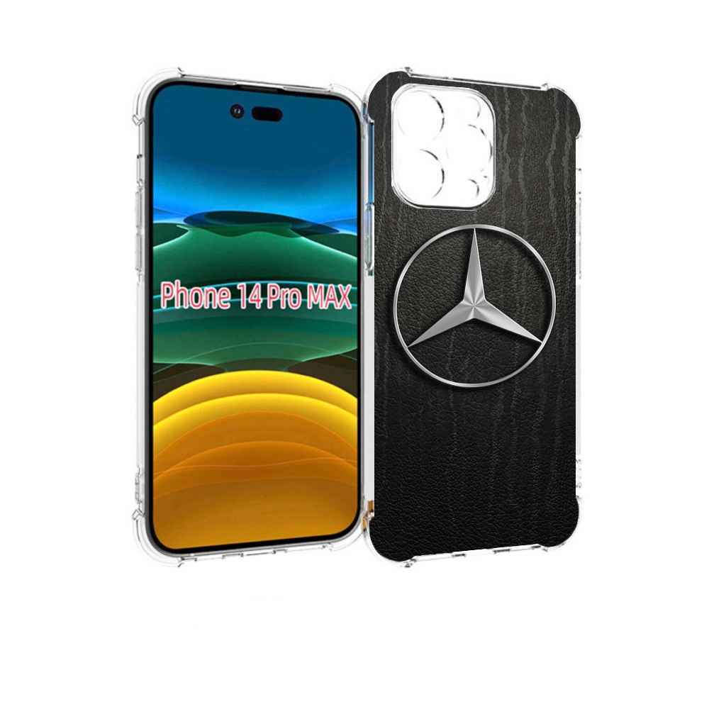 

Чехол MyPads mercedes-2 мужской для iPhone 14 Pro Max, Прозрачный, Tocco