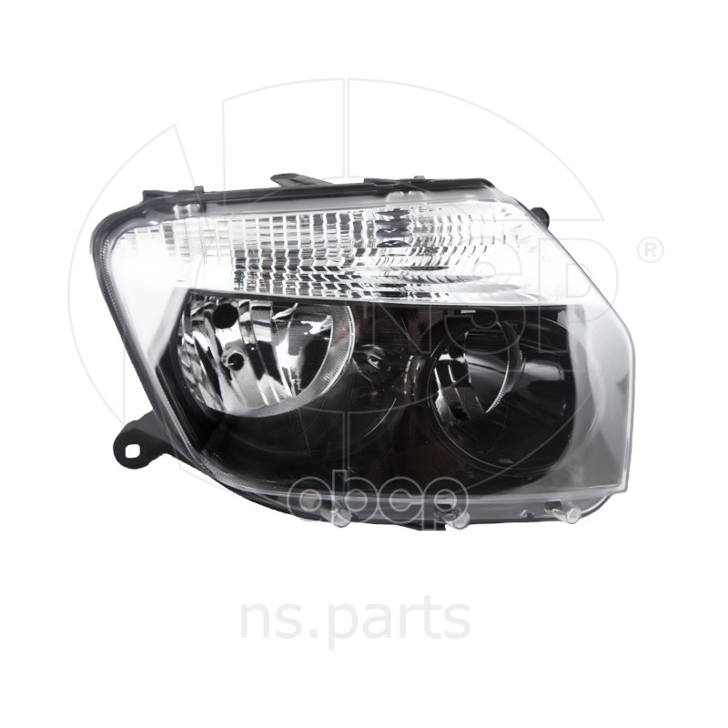 Фара Правая Renault Duster (10-15) (Черная) NSP арт. NSP07260101891R