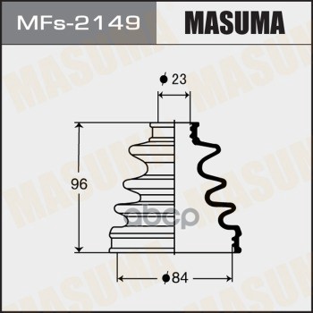 

Пыльник ШРУСа MASUMA MFs-2149 (силикон)