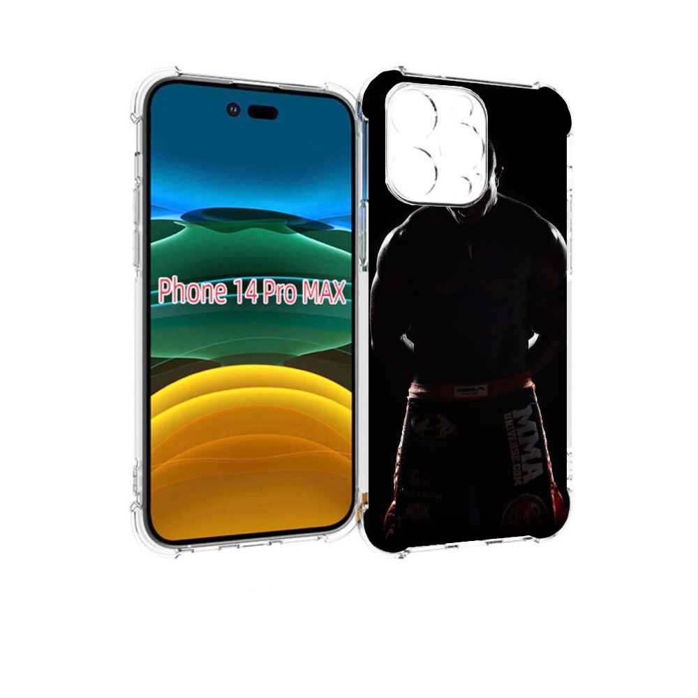 

Чехол MyPads mma единоборства для iPhone 14 Pro Max, Прозрачный, Tocco