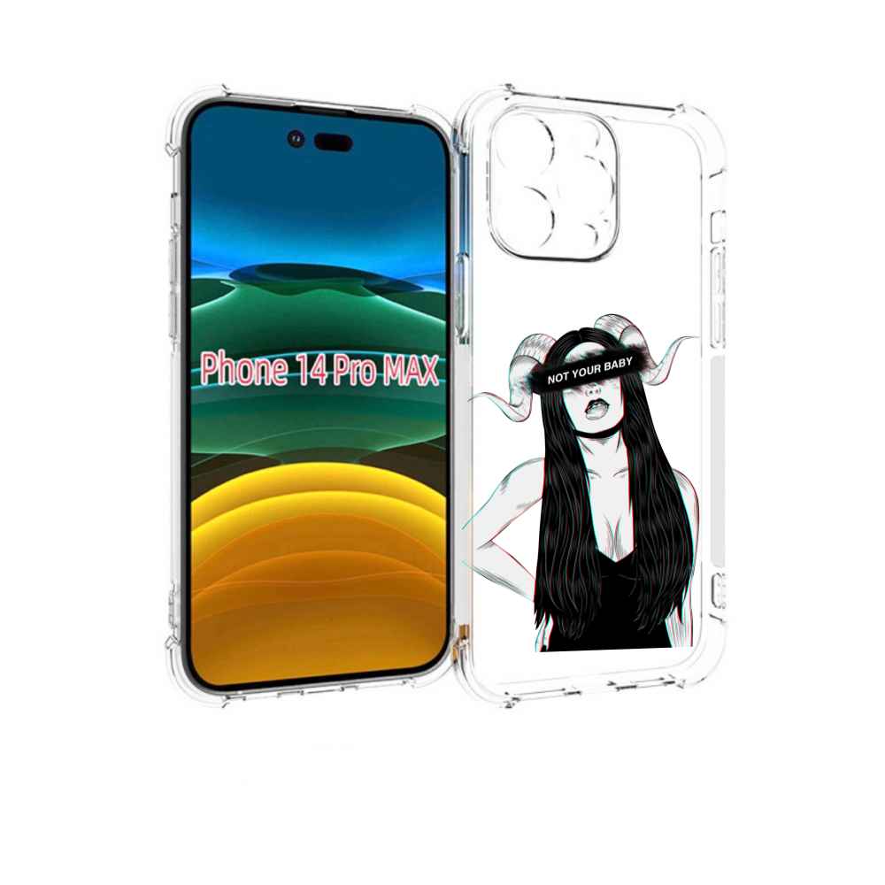 

Чехол MyPads not-your для iPhone 14 Pro Max, Прозрачный, Tocco