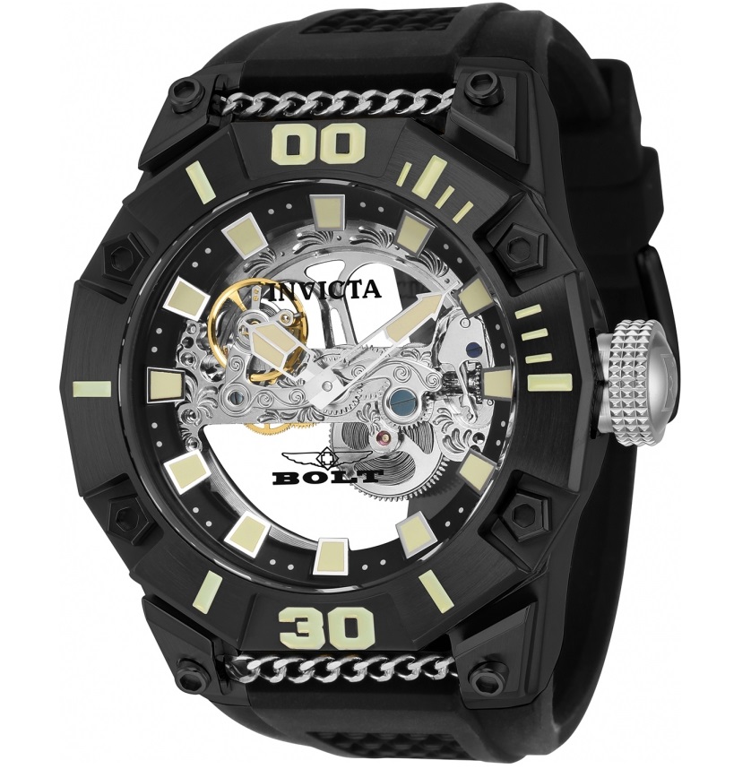 

Наручные часы мужские INVICTA 41674 черные, 41674