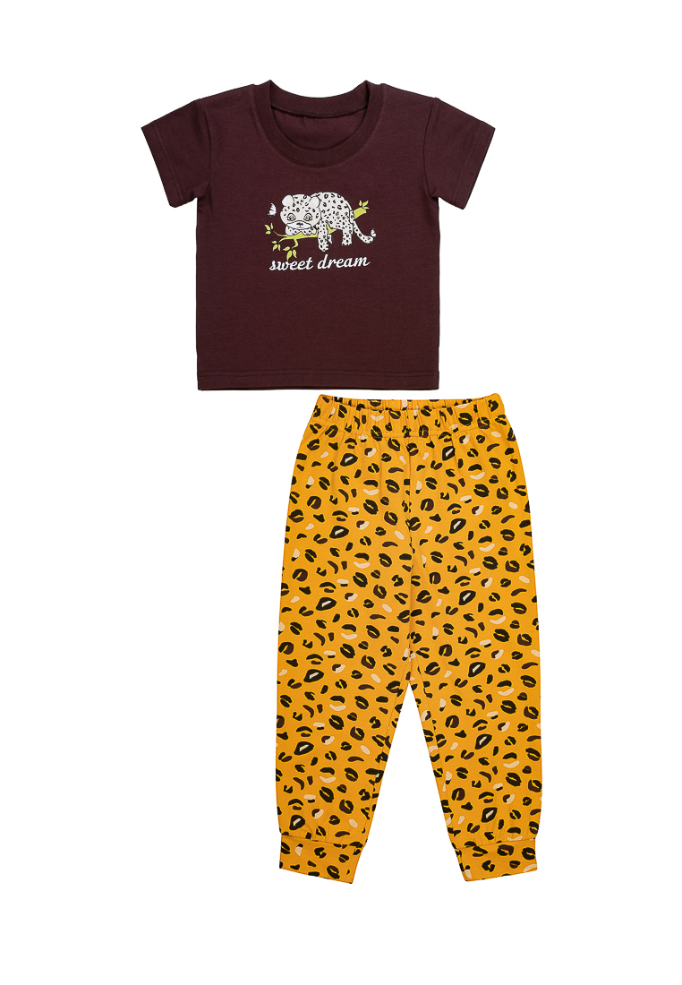 Пижама детская Oldos OCAW21UW2KС27 цв.коричневый р.146