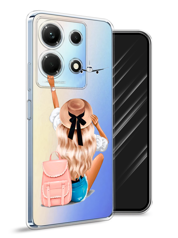 

Чехол Awog на Infinix Note 30 4G "Автостопом самолетом", Бежевый;белый, 3104650-7