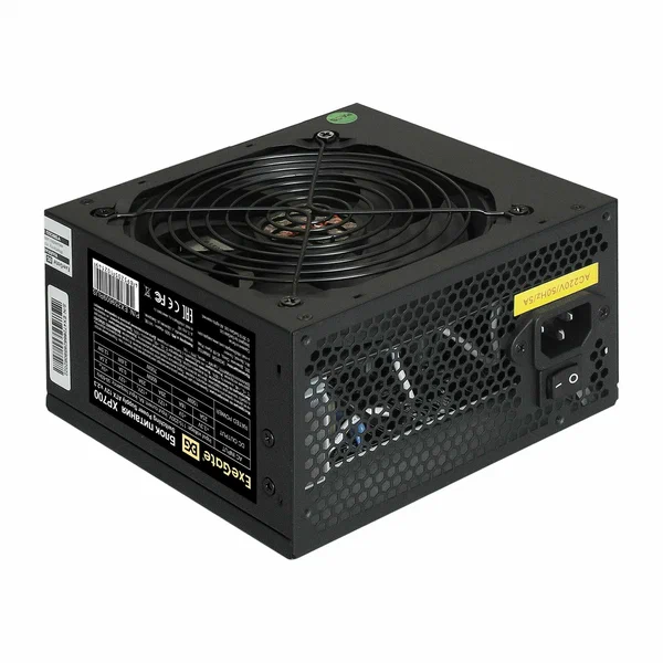 

Блок питания ExeGate XP700 700W (EX259609RUS-S), Черный, XP700