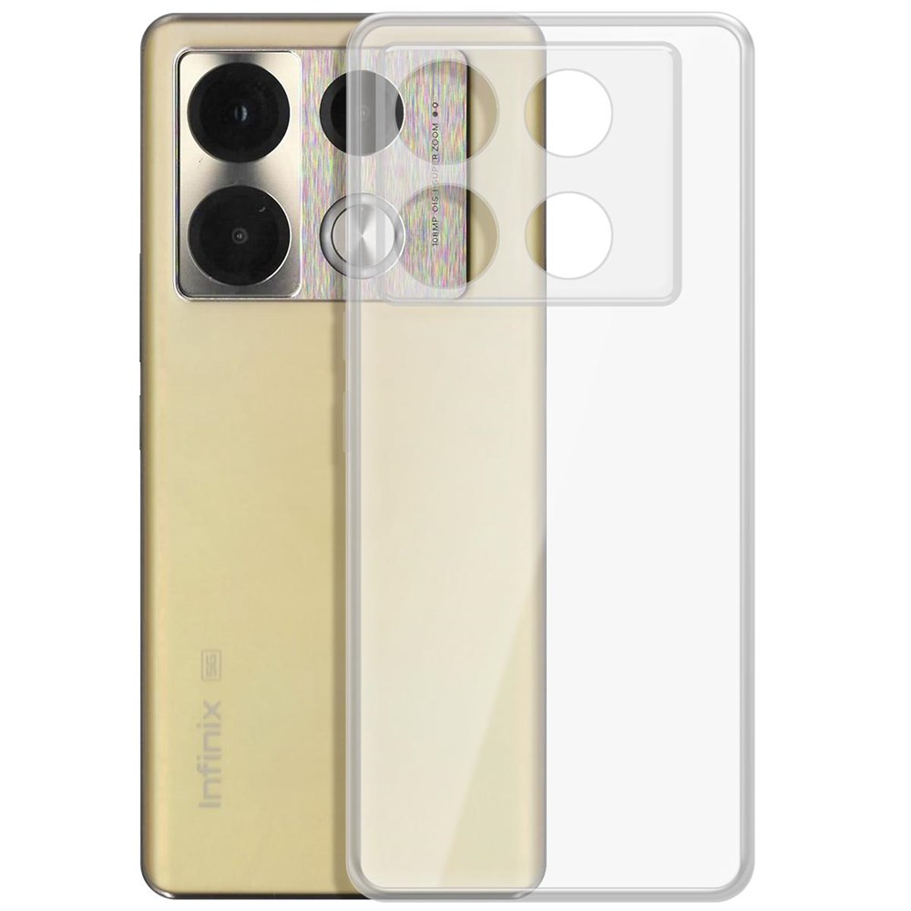 

Чехол-накладка Krutoff Clear Case для Infinix Note 40 Pro 5G, Прозрачный