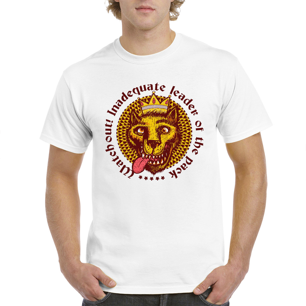 

Футболка унисекс CoolPodarok M0151422 белая 46 RU, Белый, M0151422