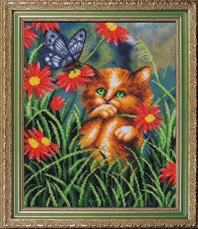 

Вышивка бисером Рыжик Б205, 27x33 см от