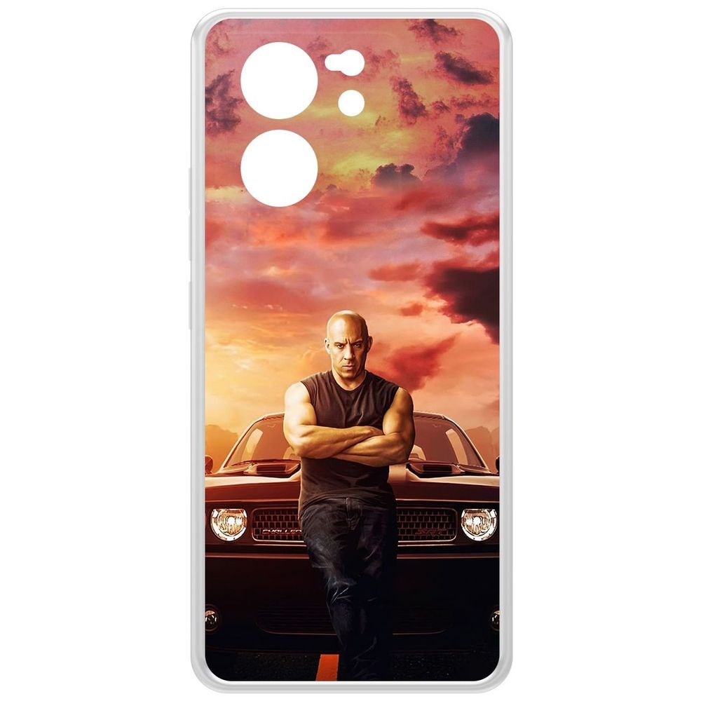 Чехол-накладка Krutoff Clear Case Форсаж. Доминик Торетто для Xiaomi 13T