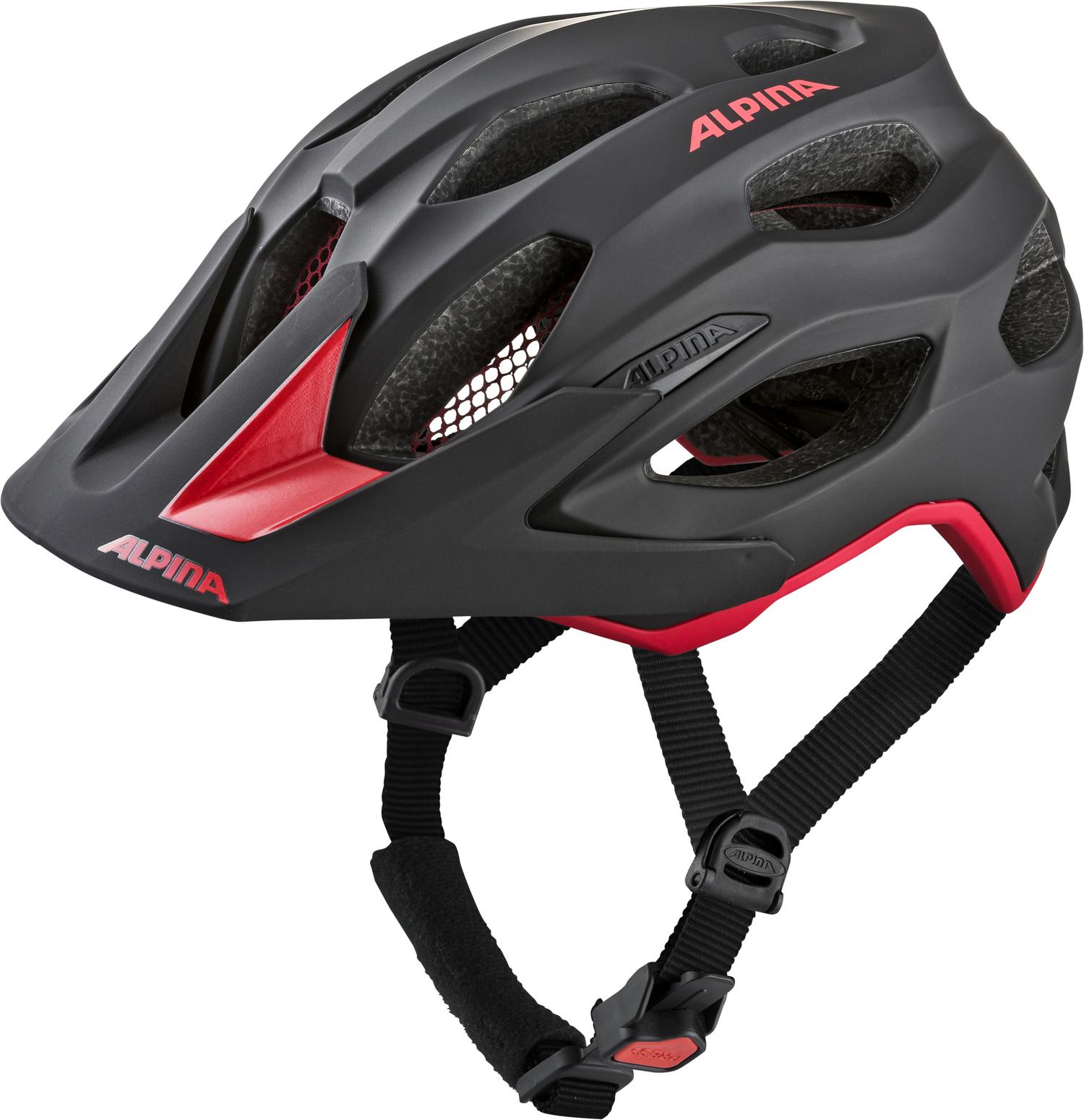 

Велосипедный шлем Alpina Carapax 2.0, black/red matt, M, Carapax 2.0