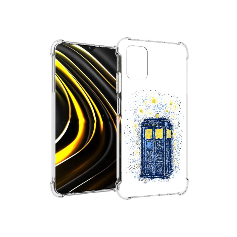 

Чехол MyPads Tocco для Xiaomi Poco M3 будка рисунок (PT156204.280.249), Прозрачный, Tocco