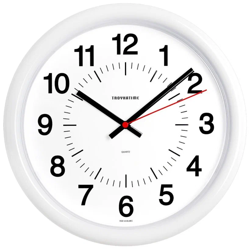 

Часы настенные пластиковые, модель 02, диаметр 245 мм, 21210211