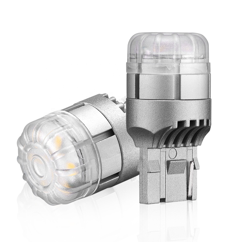 

Светодиодная LED лампа Novsight T20 7443 W21/5W цоколь W3x16q 2шт двухконтактные 6000К бел, Автомобильная лампа