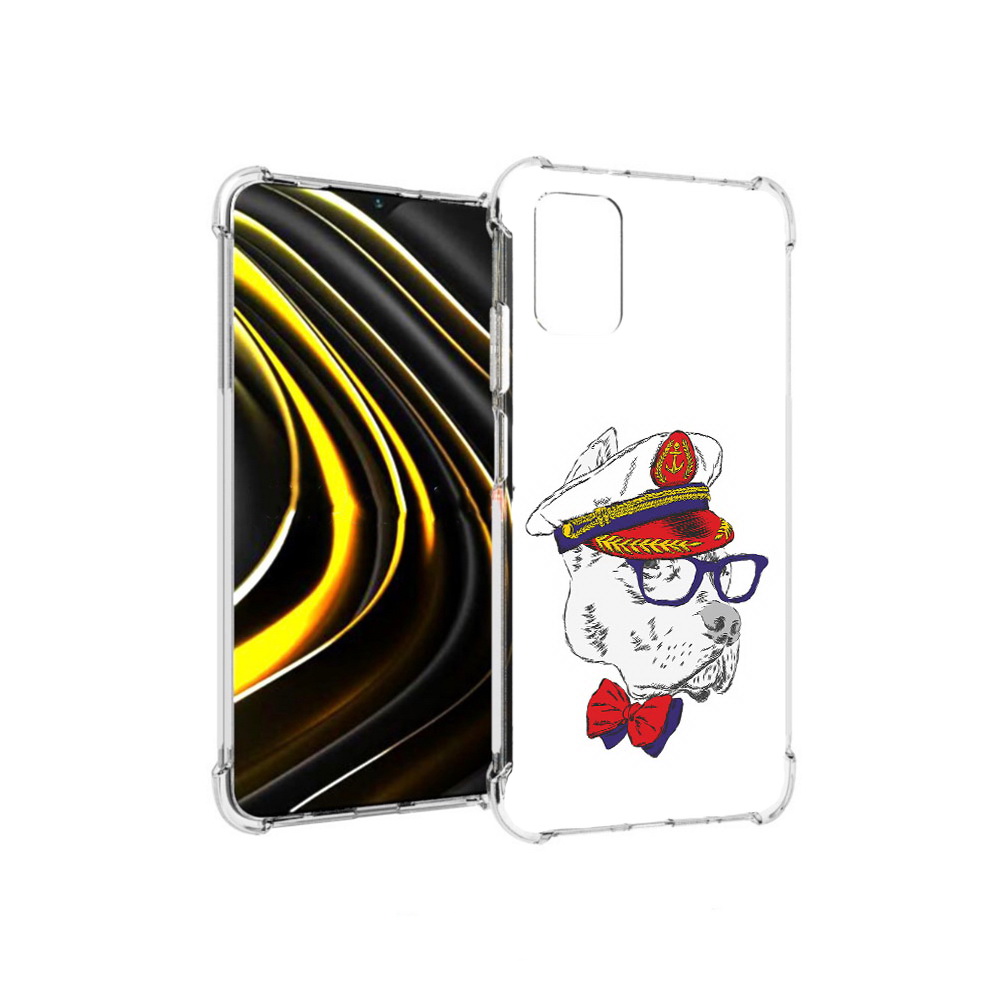 

Чехол MyPads Tocco для Xiaomi Poco M3 бульдог (PT156204.280.251), Прозрачный, Tocco