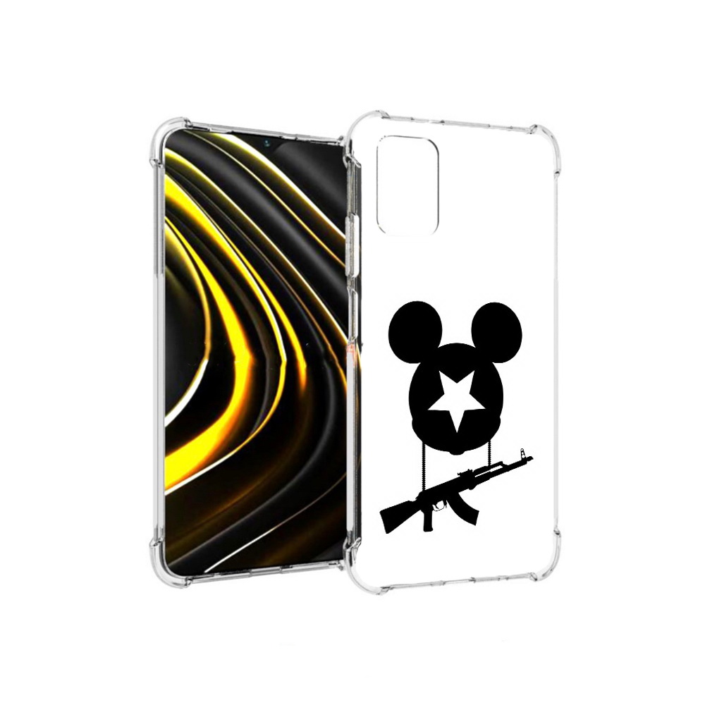 

Чехол MyPads Tocco для Xiaomi Poco M3 АК Микки (PT156204.280.26), Прозрачный, Tocco