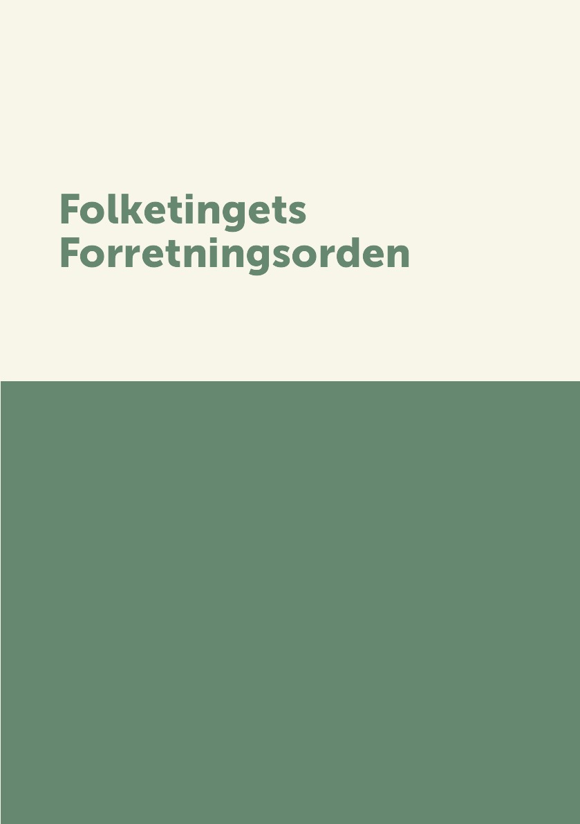 

Folketingets Forretningsorden