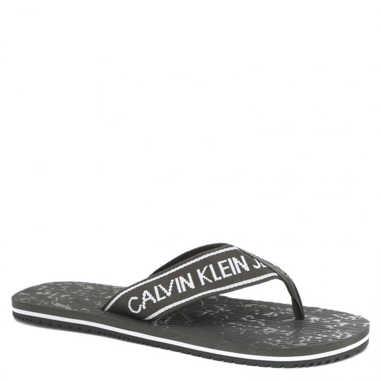 фото Шлепанцы мужские calvin klein jeans ym0ym00059_2528966 зеленые 40 eu