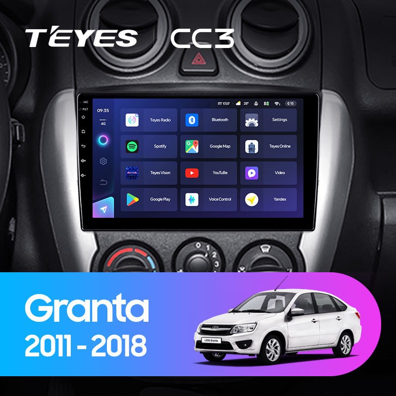 

Штатная магнитола Teyes CC3 4/32 LADA Granta Sport 2011-2018 Тип-B, Teyes CC3 LADA Granta Sport 2011-2018 Тип-B