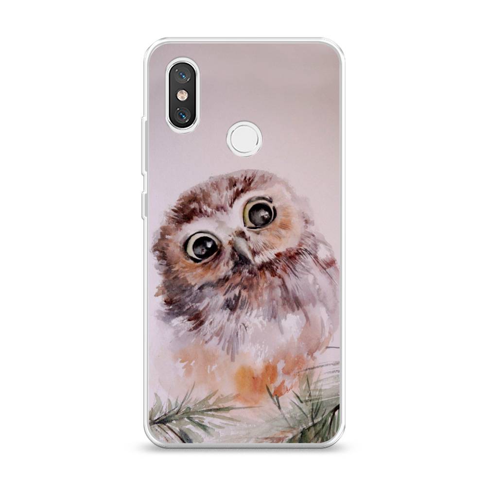 

Чехол Awog на Xiaomi Mi 8 "Сова на розовом", Разноцветный, 33550-1